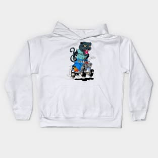 Carolina Cat Fink Kids Hoodie